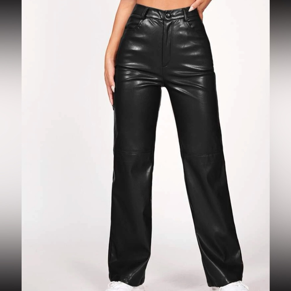 Black Leather Pants